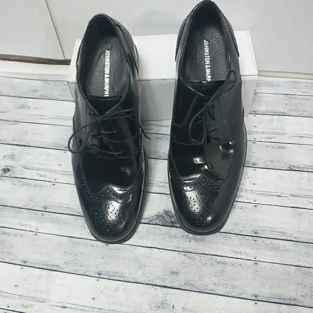 Johnston & Murphy Black Dress Shoes Men’s Size 9.5M